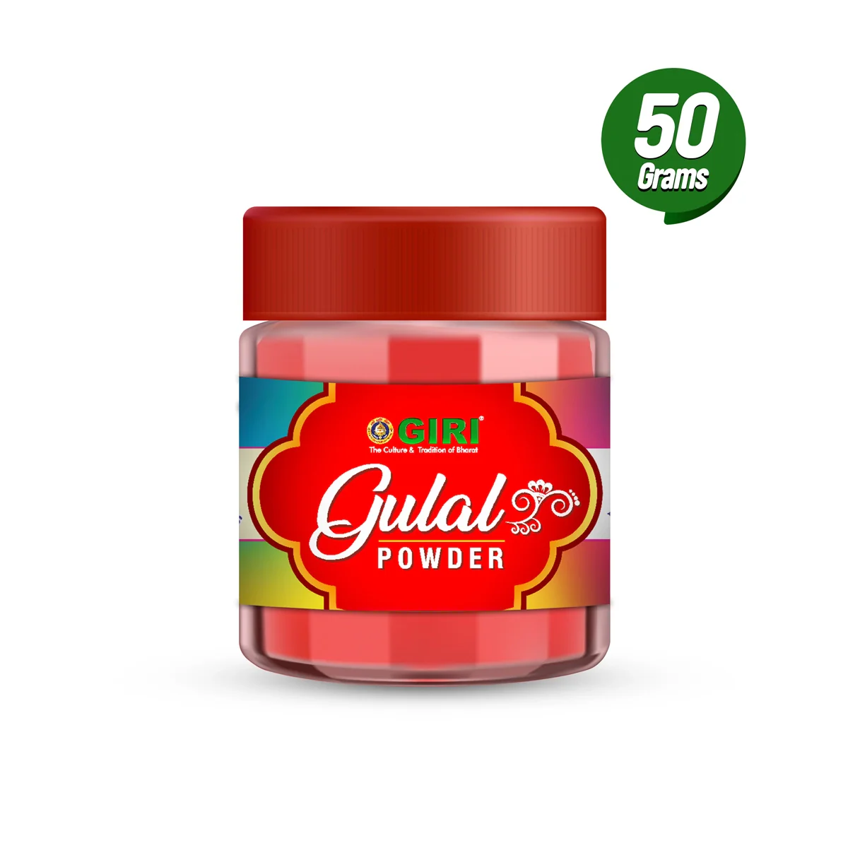 Giri Gulal Powder - 50 Gms | Red Colour Gulal Powder for Pooja - Image 3