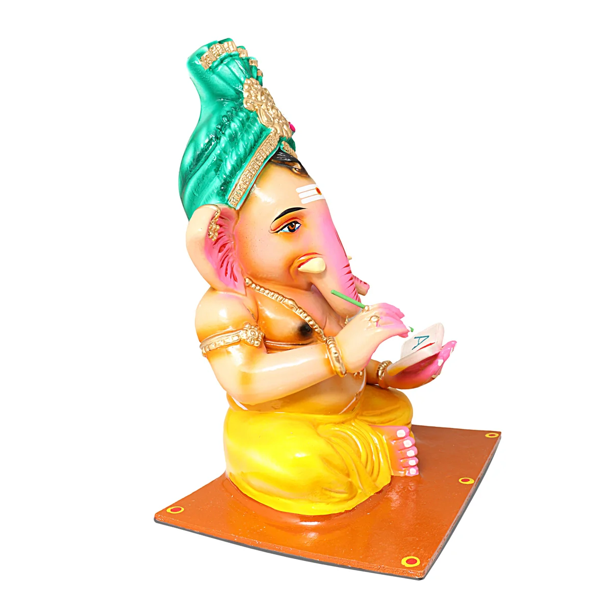 Gurukulam Ganapati Paper Mache Golu Bommai Set - 16 x 12 Inches | Giri Golu Doll/ Navaratri Golu Bomma/Gombe - Image 3