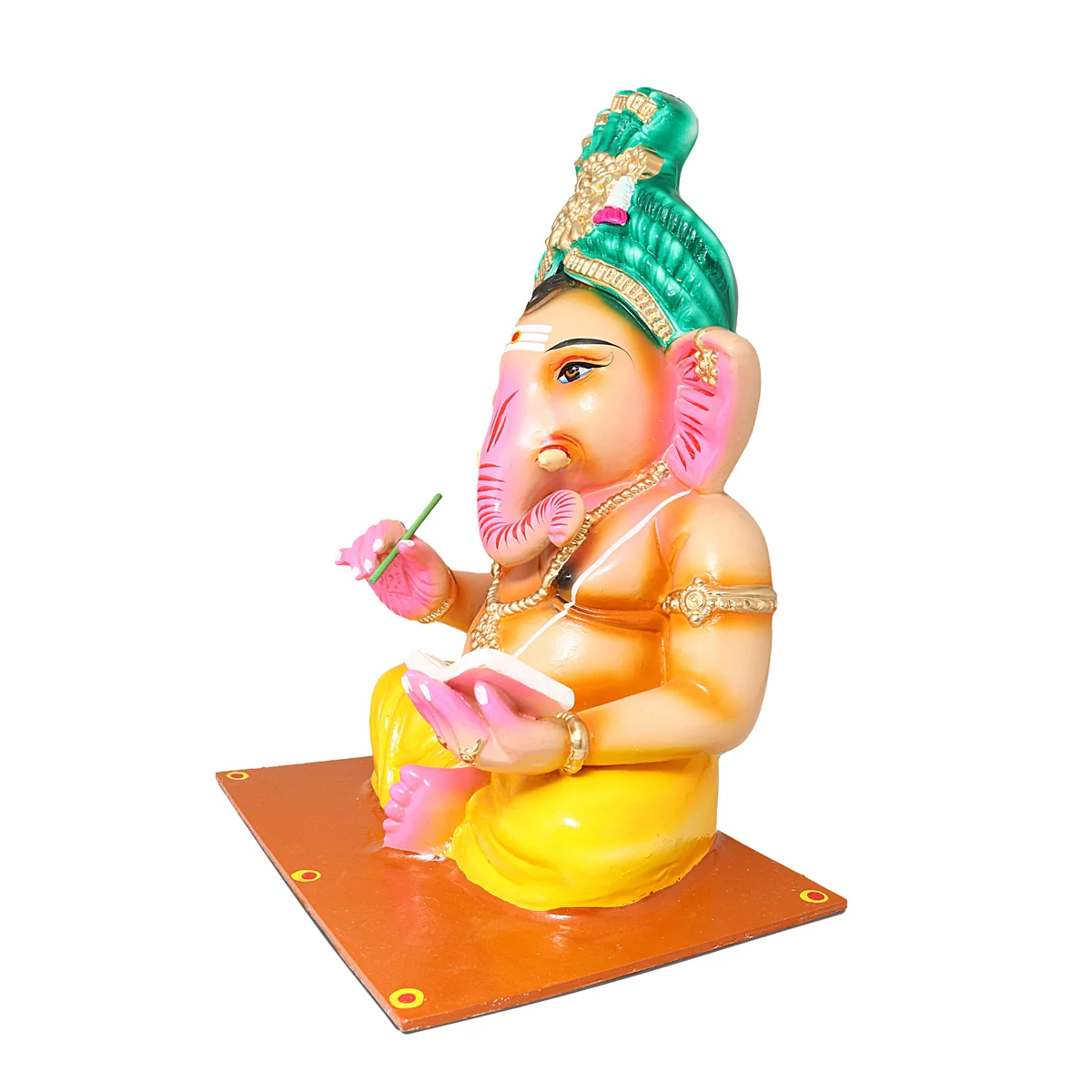 Gurukulam Ganapati Paper Mache Golu Bommai Set - 16 x 12 Inches | Giri Golu Doll/ Navaratri Golu Bomma/Gombe - Image 4