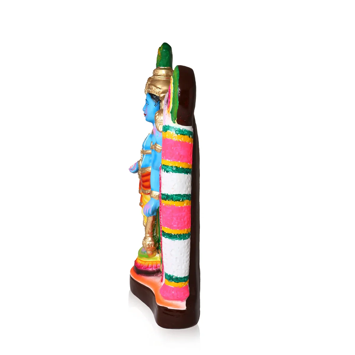 Guruvayurappan Paper Mache Golu Bommai - 23 x 15 Inches | Giri Golu Doll/ Navaratri Golu Bomma/Gombe/Bommai - Image 2