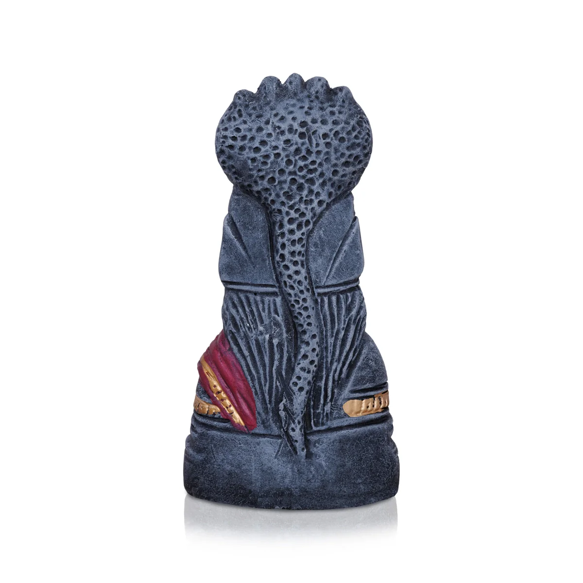 Half Karumariamman Statue Clay Golu Bommai - 9 X 4.75 Inches | Giri Golu Doll/ Navaratri Gombe/ Navratri Decor - Image 2
