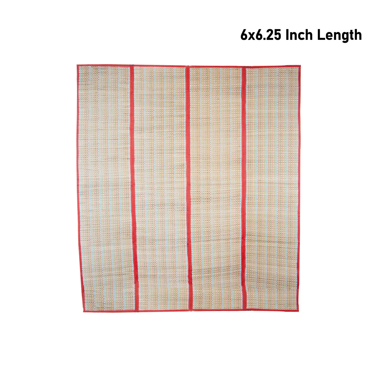 Yoga Mat - 6 x 6.25 Feet | Handmade Mat/ Korai Pai/ Kusha Grass Chatai Sitting Mat - Image 2