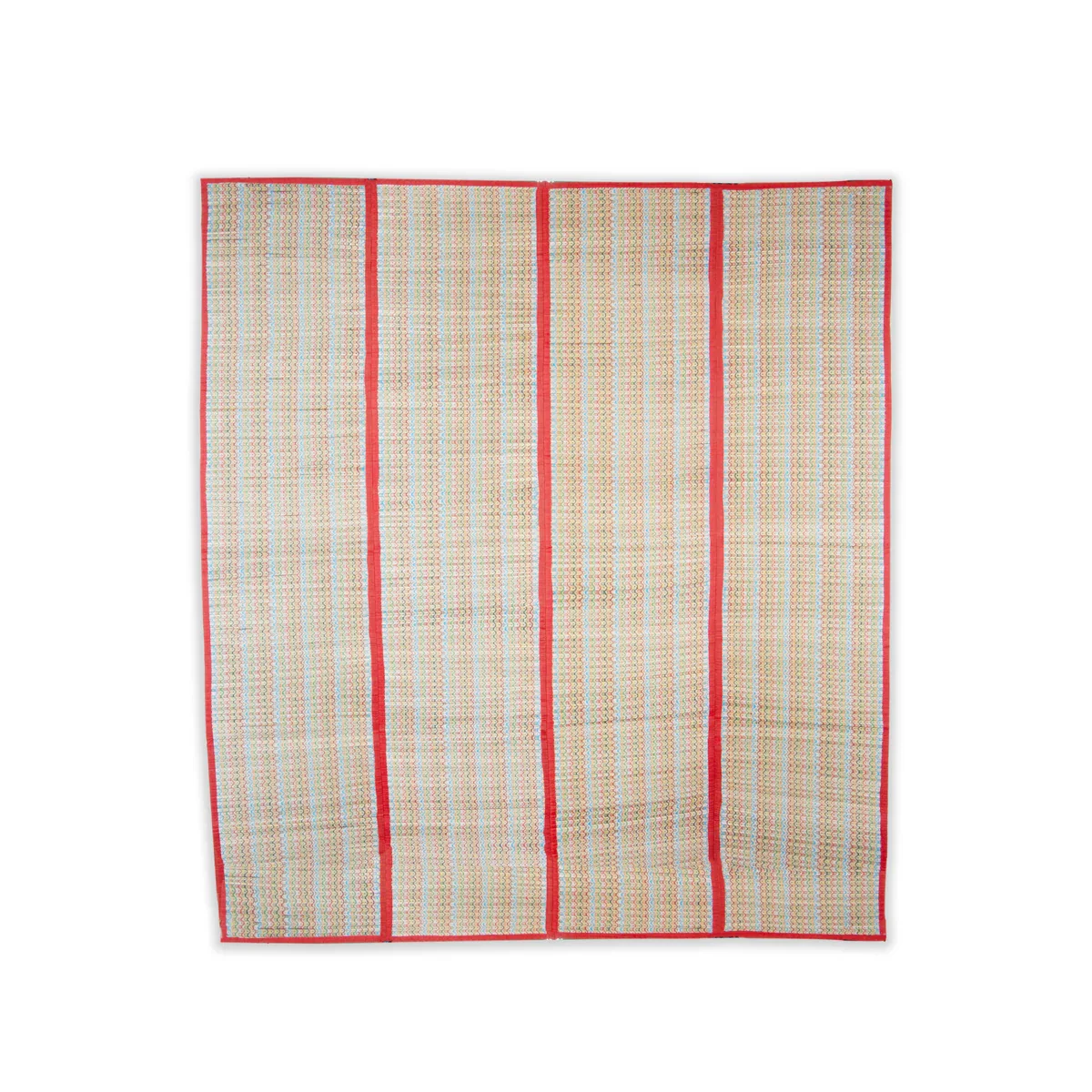 Yoga Mat - 6 x 6.25 Feet | Handmade Mat/ Korai Pai/ Kusha Grass Chatai Sitting Mat - Image 4