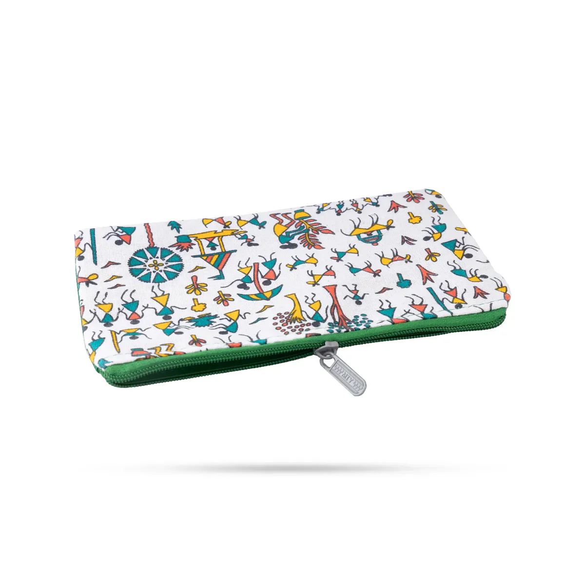 Hand Purse - 5.5 X 8.5 Inches | Fabric Zip Pouch/ Assorted Design Hand Pouch/ Hand Wallet For Daily Use - Image 4