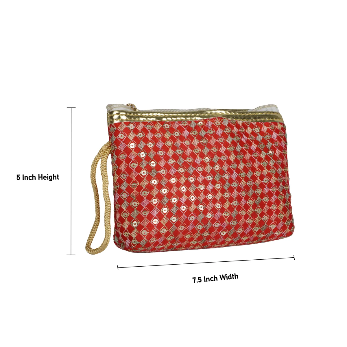 Hand Purse - 5 x 7.5 Inches | Stylish Hand Pouch/ Ladies Purse/ Wallet for Women - Image 4