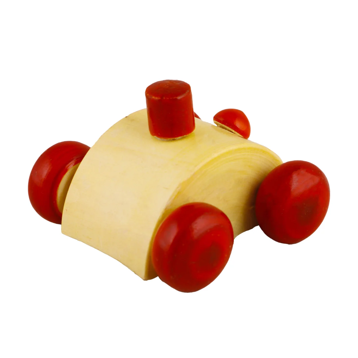 Handmade Joker Car - 2.25 x 2.5 Inches | Pull/Push Along Wooden Toys for Kids - Image 4