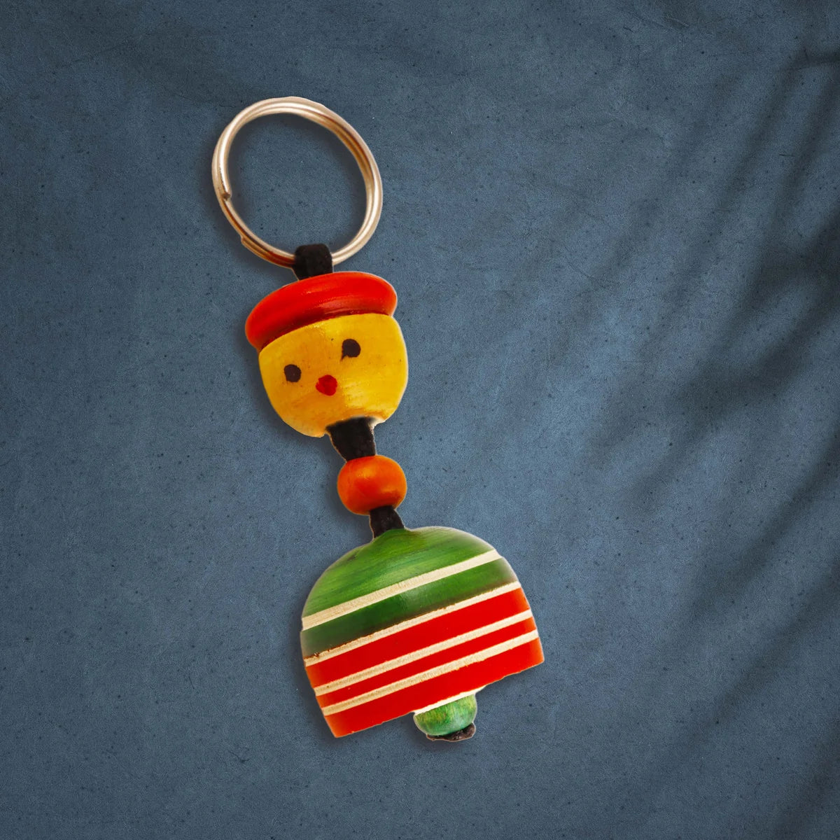 Handmade Key Chain - 3 Inches | Wooden Key Ring for Kids/ Assorted Design - Image 3