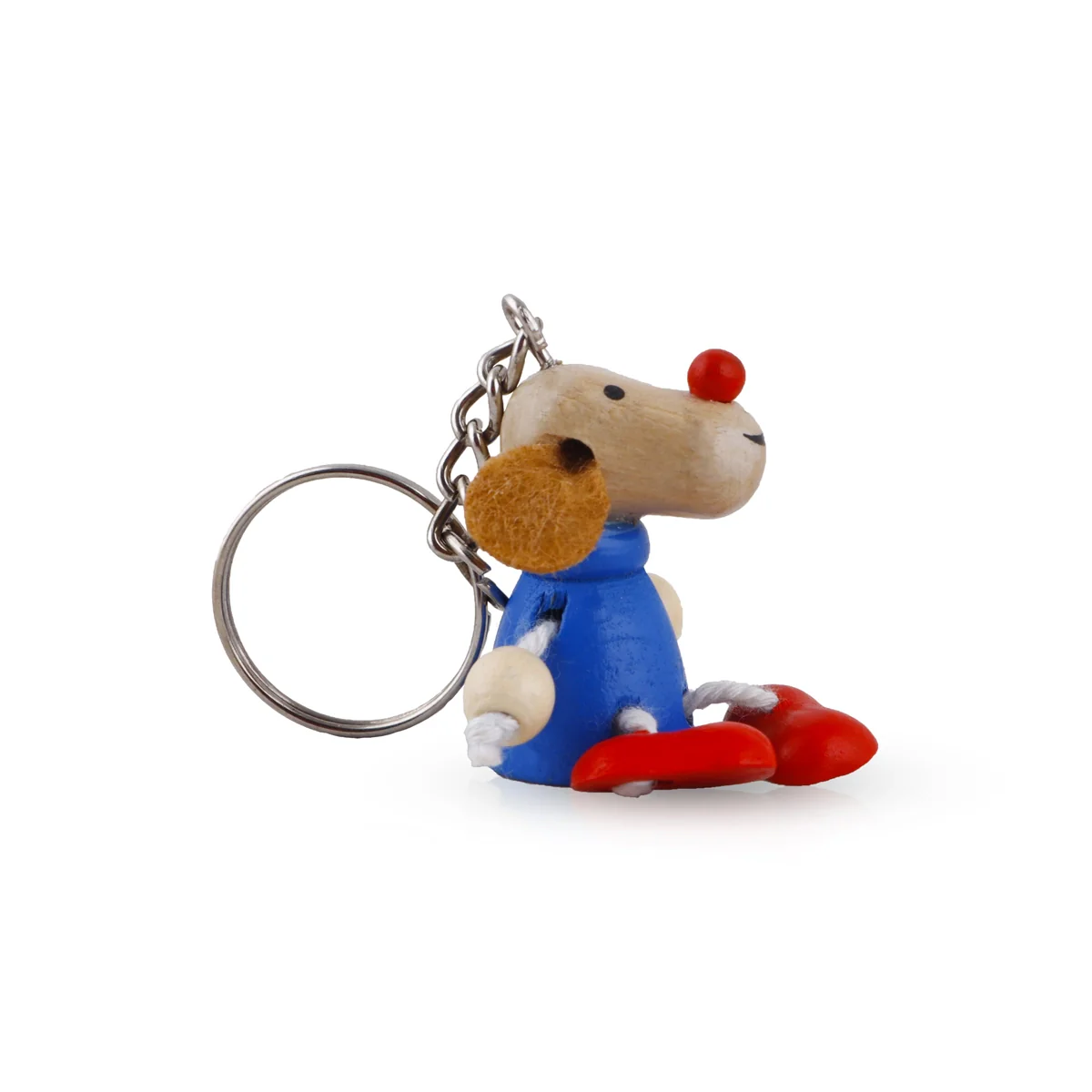 Handmade Key Chain - 3 Inches | Wooden Key Ring for Kids/ Assorted Design - Image 5