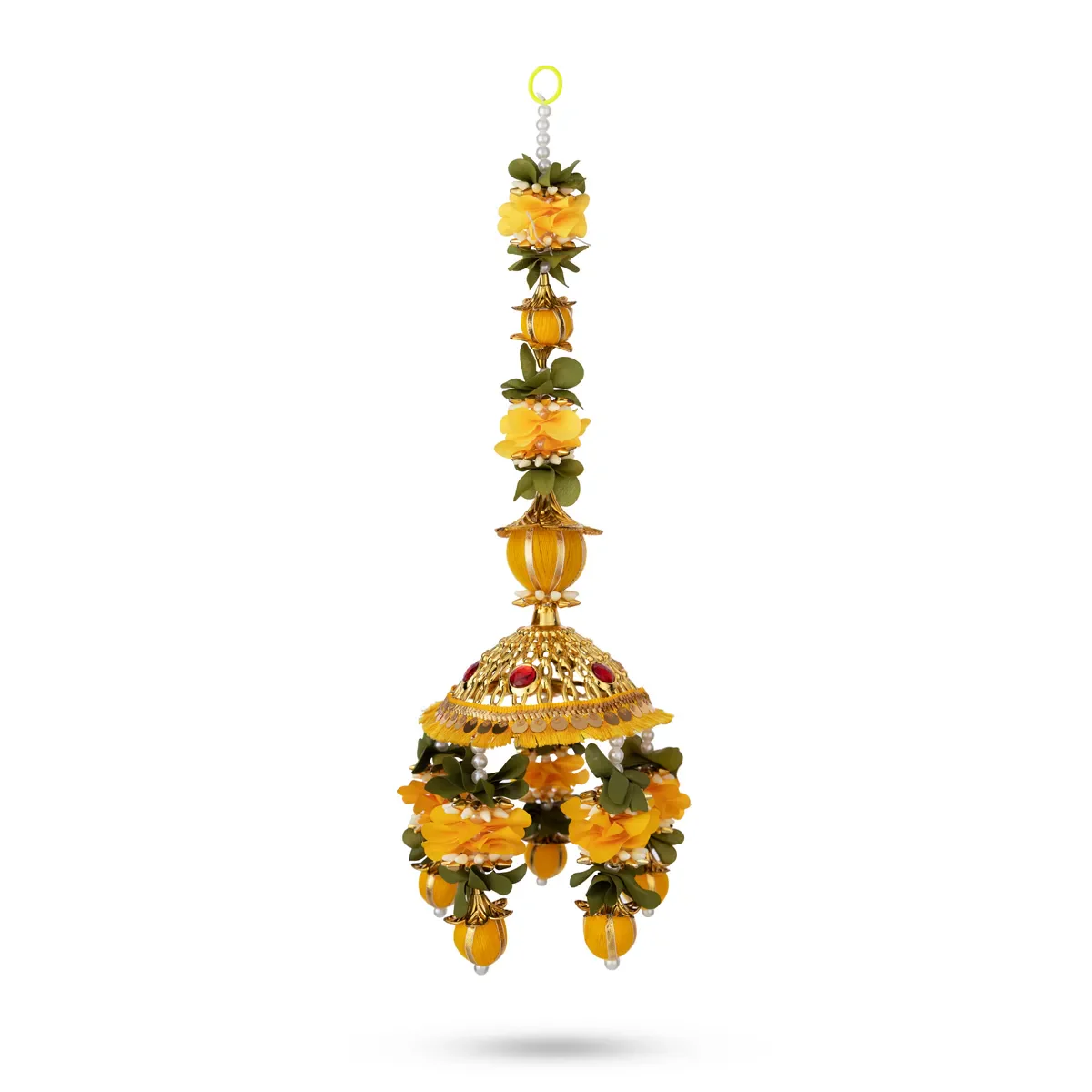 Hanging - 19 Inches | Floral Latkan Hanging/ Decorative Door Hanging For Home Entrance & Festive Decor - Image 5