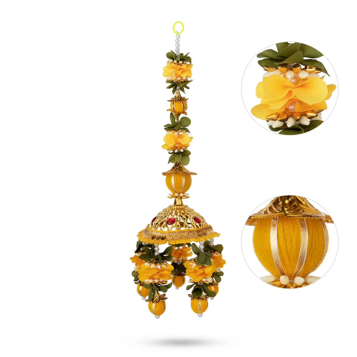 Hanging - 19 Inches | Floral Latkan Hanging/ Decorative Door Hanging For Home Entrance & Festive Decor - Image 6
