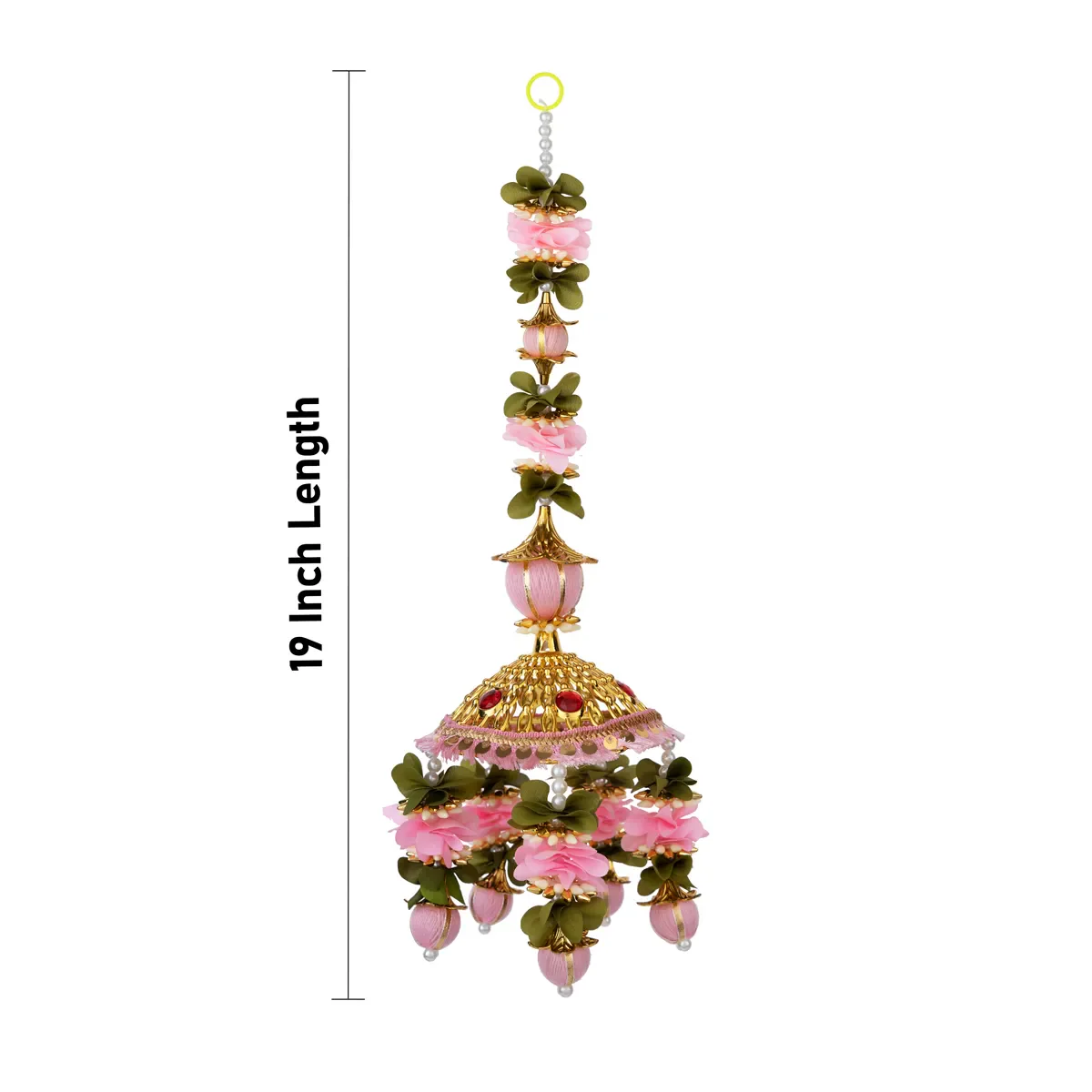 Hanging - 19 Inches | Floral Latkan Hanging/ Decorative Door Hanging For Home Entrance & Festive Decor - Image 9