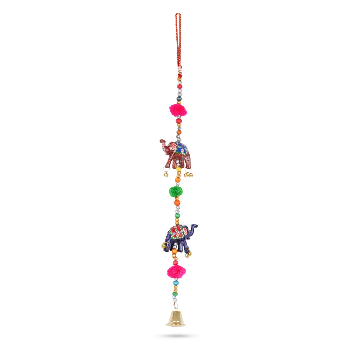Hanging 2 Elephant 1.5 Inch - Side Thoranam Set - Image 2