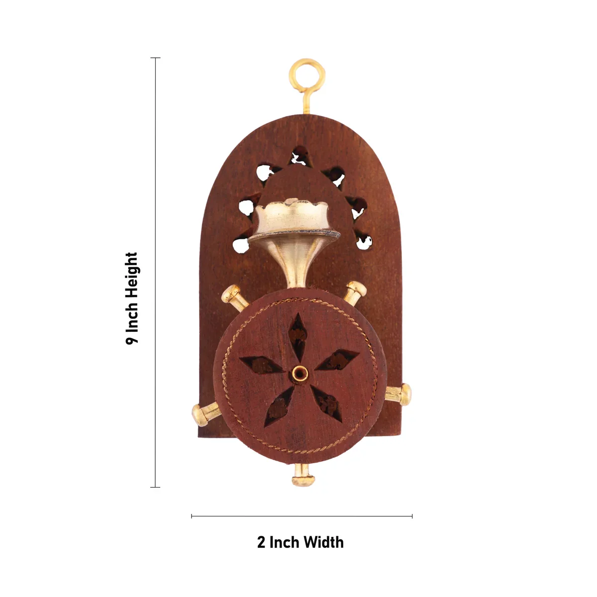 Hanging Incense Burner - 9 x 2 Inches | Incense Sticks Holder Wall Hanging for Home - Image 6
