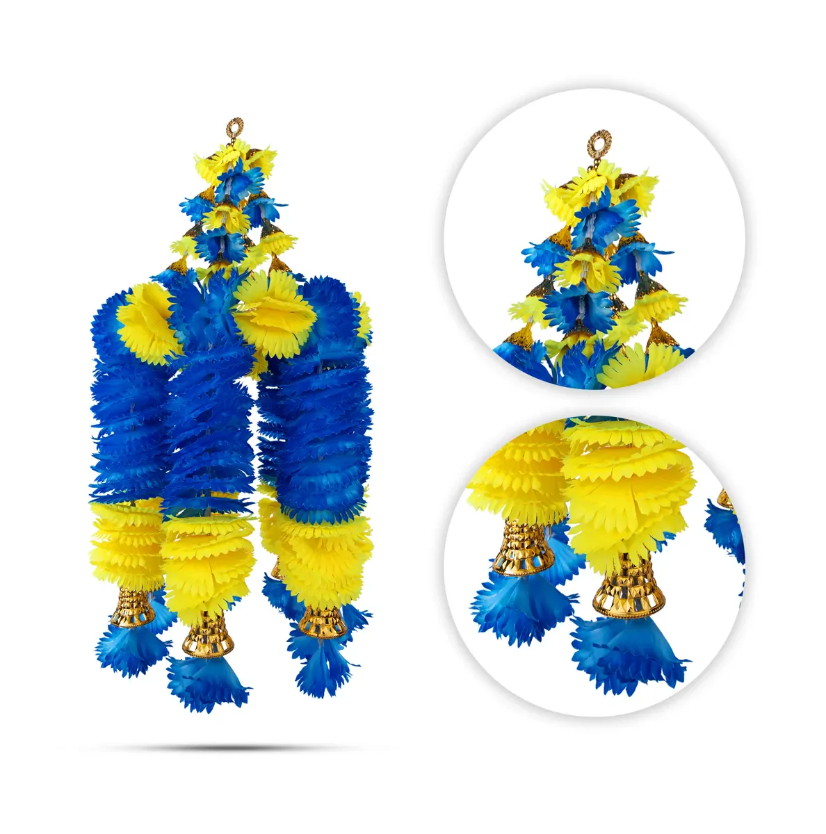 Hanging Latkan - 25 Inches | Artificial Flower Hanging/ Decorative Latkan For Home Entrance Decor - Image 2