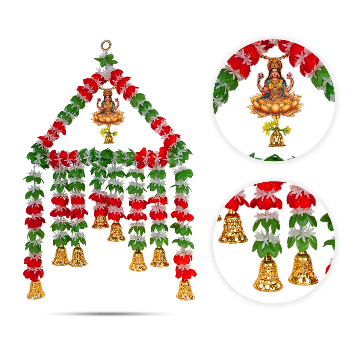 Hanging Latkan - 25 Inches | Lakshmi Design Hanging/ Decorative Bell Hanging For Home Entrance Decor - Image 2