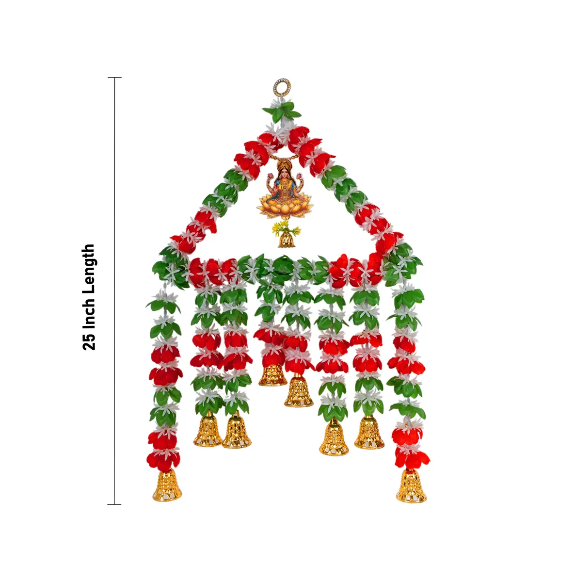 Hanging Latkan - 25 Inches | Lakshmi Design Hanging/ Decorative Bell Hanging For Home Entrance Decor - Image 3