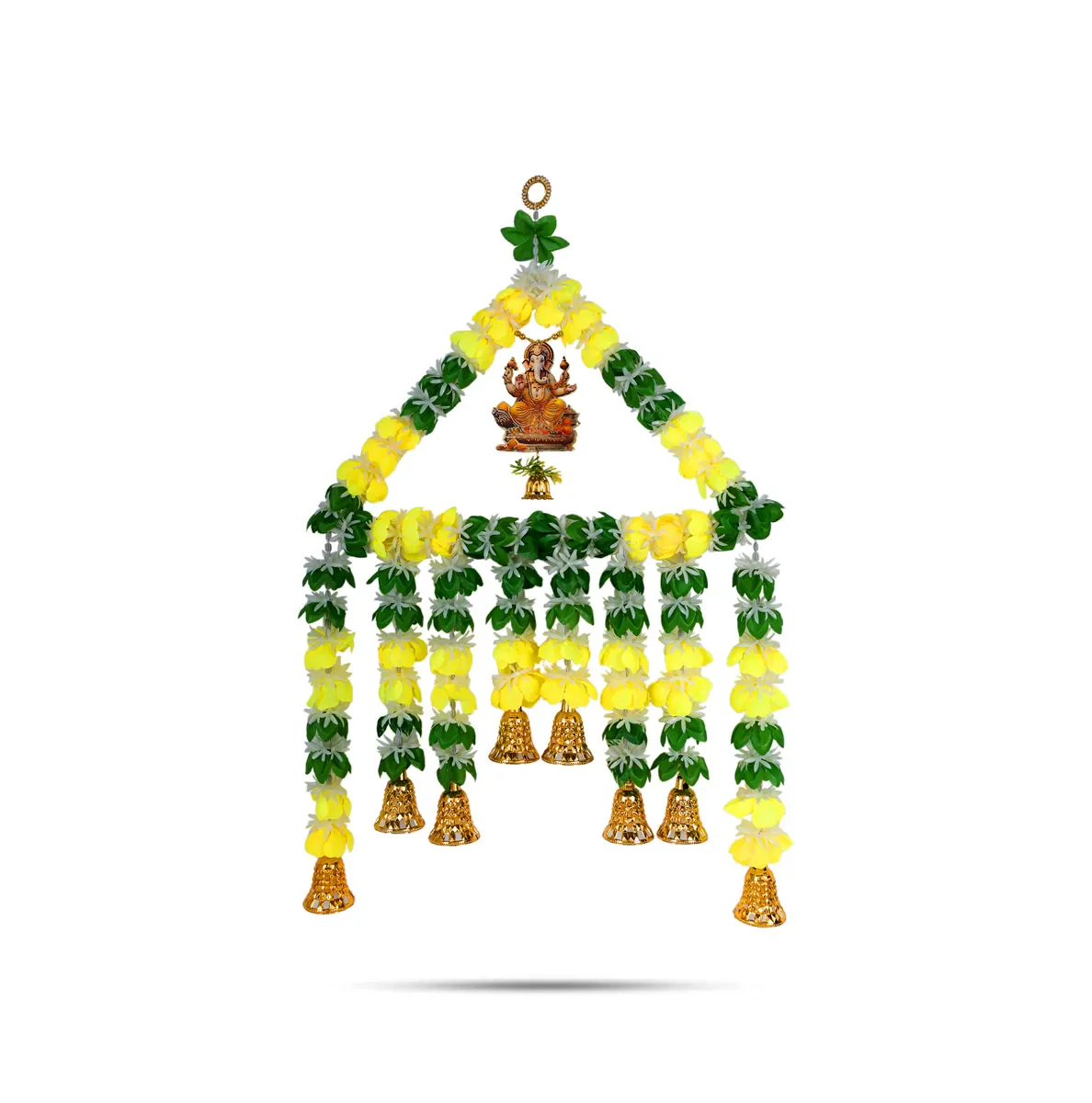Hanging Latkan - 25 Inches | Lakshmi Design Hanging/ Decorative Bell Hanging For Home Entrance Decor - Image 4