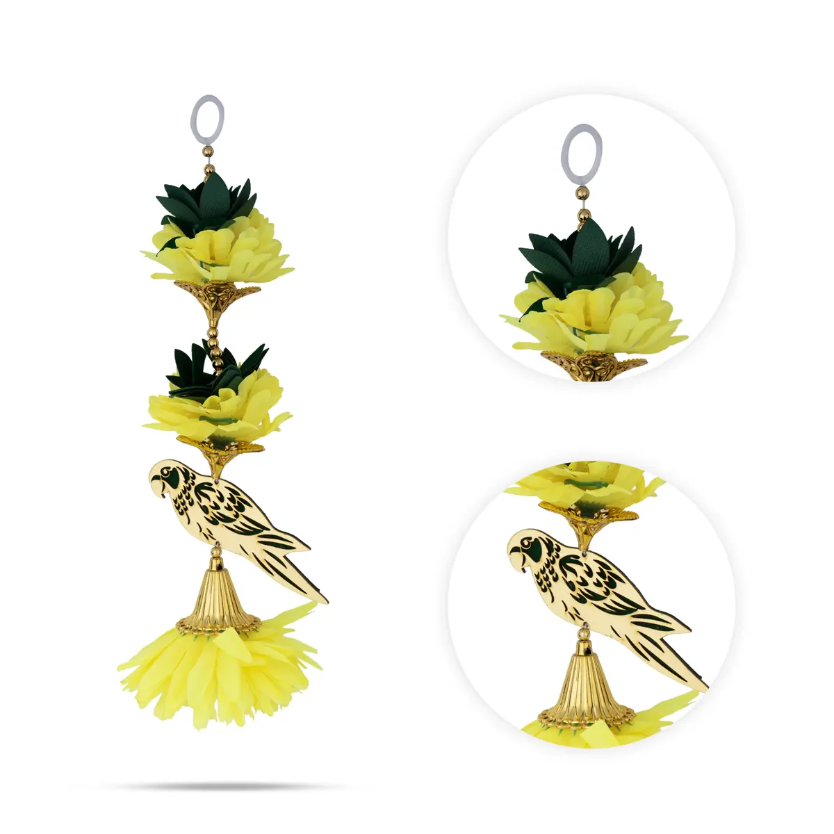Hanging Pair - 12 Inches | Bird Design Hanging/ Decorative Door Hanging For Home Entrance Decor - Image 2