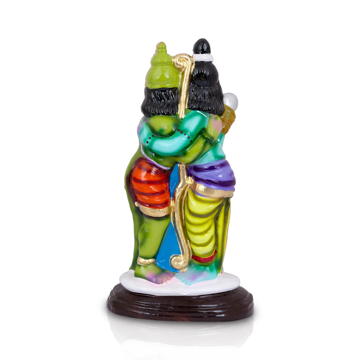 Hanuman And Rama Clay Golu Bommai - 12 X 6.5 Inches | Giri Golu Doll/ Navaratri Gombe/ Navratri Décor - Image 5
