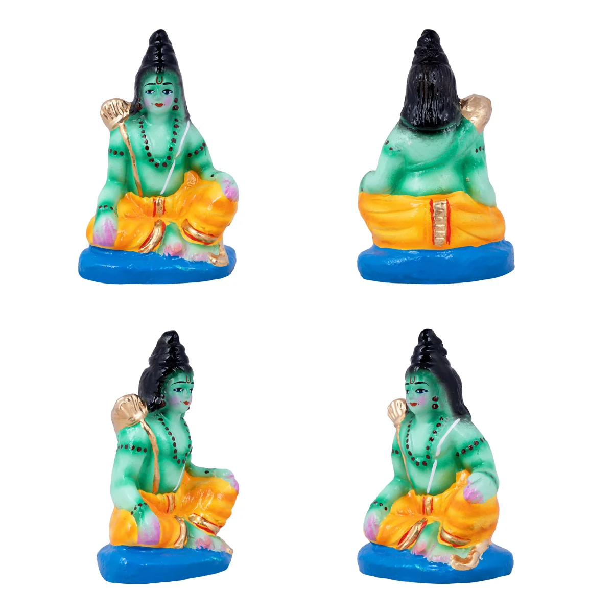 Hanuman Sanjeevi Malai Clay Golu Bommai Set - 19 x 12 Inches | Giri Golu Doll/ Navaratri Golu Bomma/Gombe - Image 7