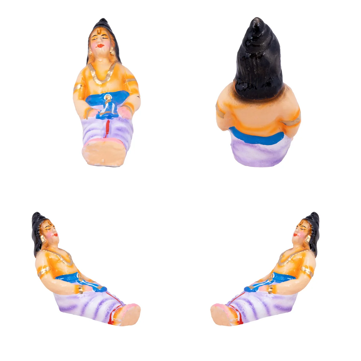Hanuman Sanjeevi Malai Clay Golu Bommai Set - 19 x 12 Inches | Giri Golu Doll/ Navaratri Golu Bomma/Gombe - Image 8