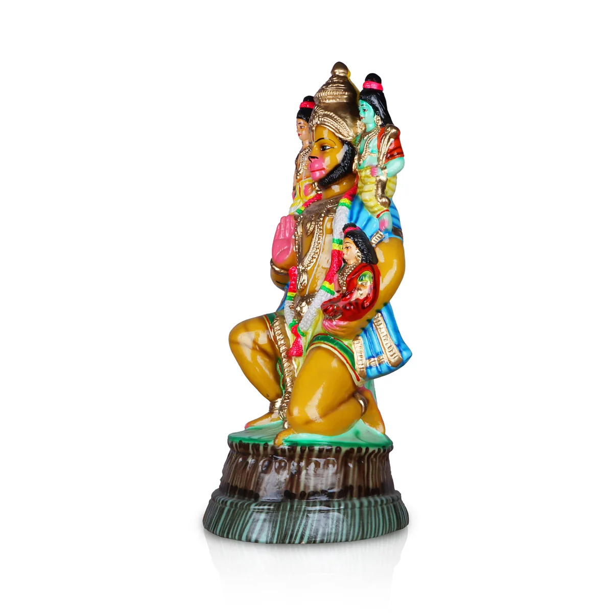 Hanuman Paper Mache Golu Bommai - 25 Inches | Giri Golu Doll/ Navaratri Golu Bomma/Gombe/Bommai - Image 2