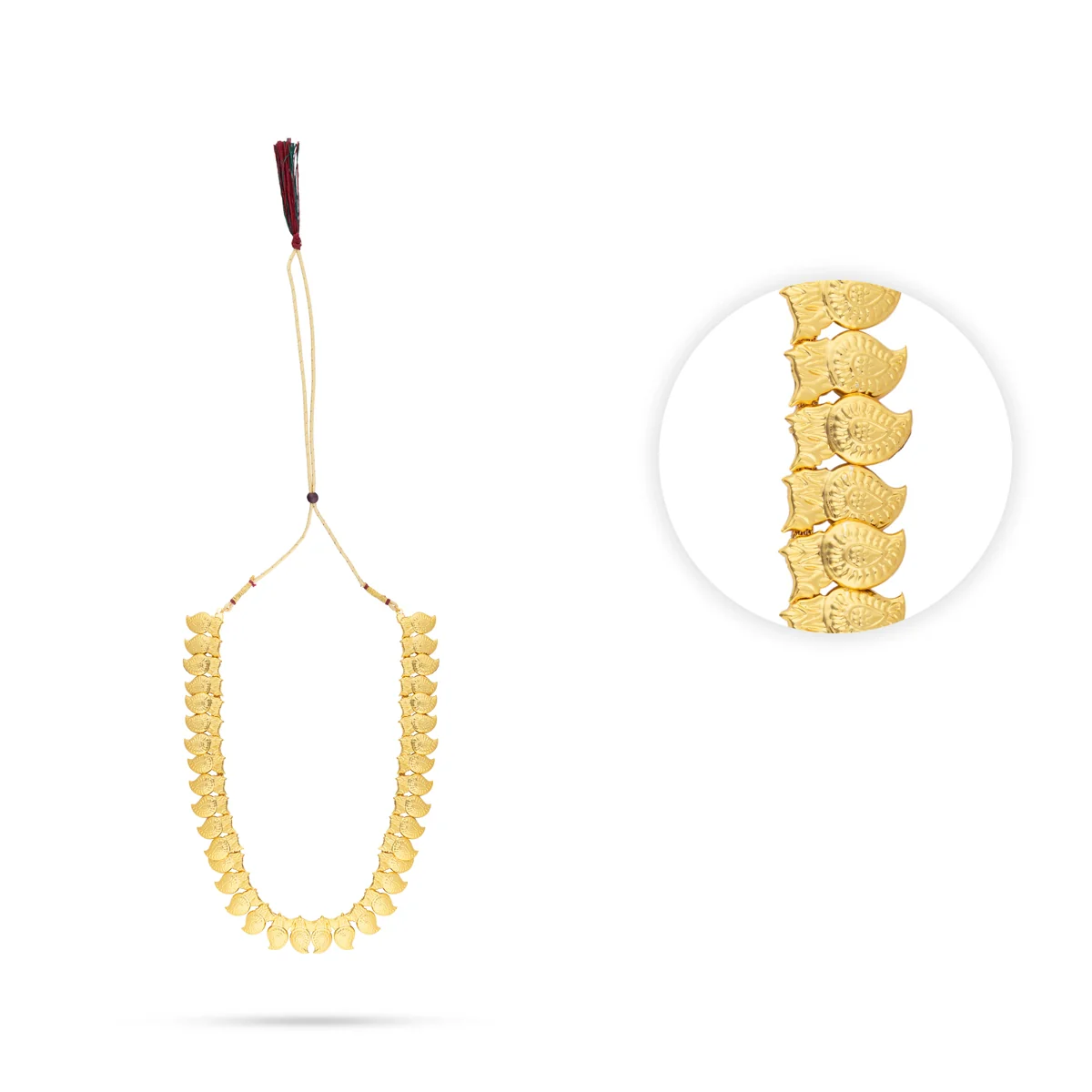 Haram - 10 x 6 Inches | Mango Design Artificial Jewelry/ Gold Polish Jewellery for Women - Image 2