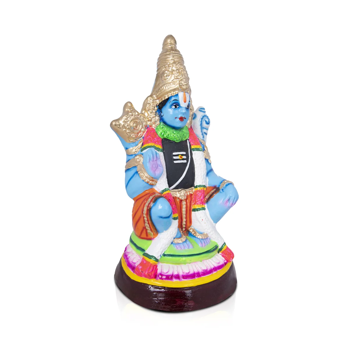 Harihara Paper Mache Golu Bommai - 16 x 6.5 Inches | Giri Golu Doll/ Navaratri Golu Bomma/Gombe/Bommai - Image 4