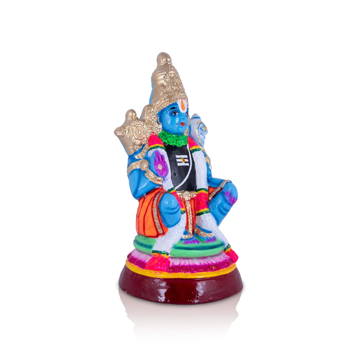 Harihara Statue Paper Mache Golu Bommai - 14 X 7 Inches | Navaratri Gombe/ Giri Golu Doll/ Navratri Decor - Image 2