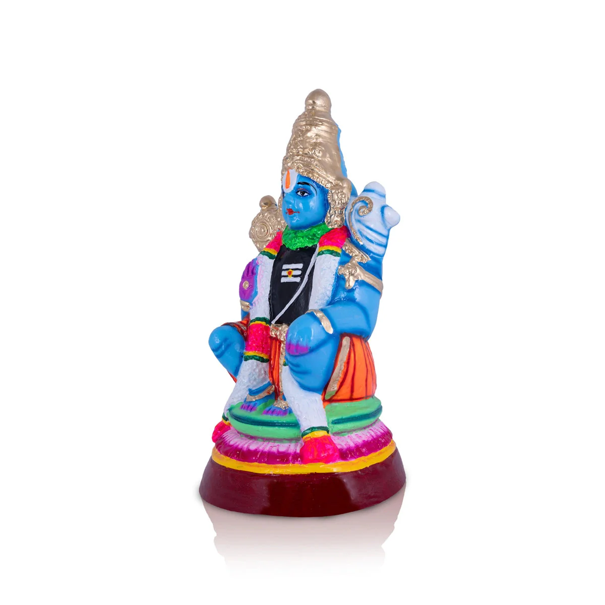 Harihara Statue Paper Mache Golu Bommai - 14 X 7 Inches | Navaratri Gombe/ Giri Golu Doll/ Navratri Decor - Image 3