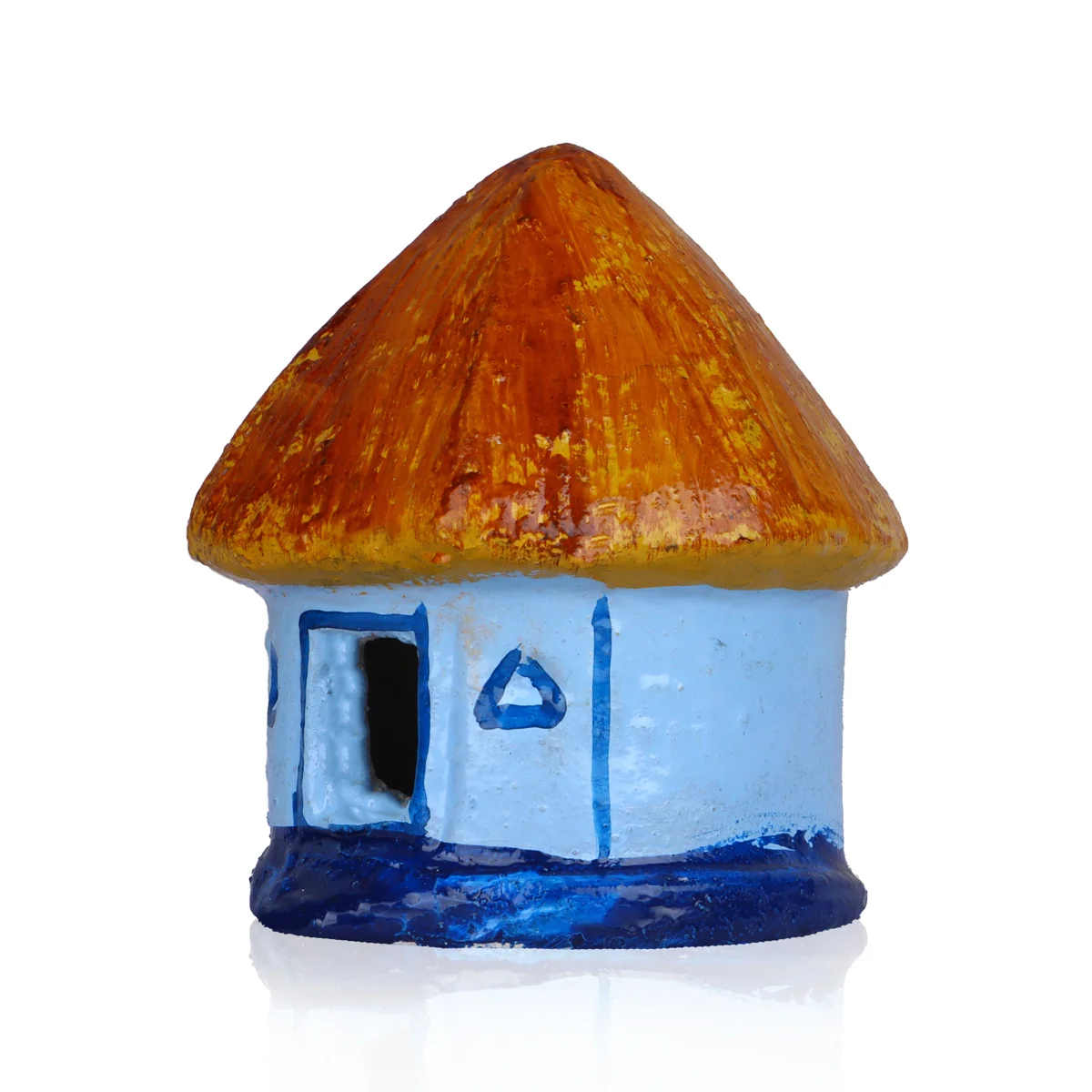 House Clay Golu Bommai - 3 x 3 Inches | Giri Golu Doll/ Navaratri Golu Bomma/Gombe/Bommai - Image 2