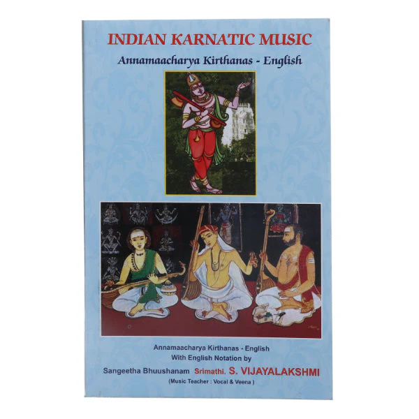 Indian Karnatic Music Annamaacharya Kirthanas -English | by S. Vijayalakshmi/ Music Book - Image 2