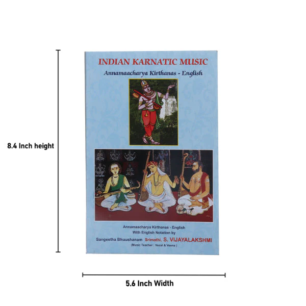 Indian Karnatic Music Annamaacharya Kirthanas -English | by S. Vijayalakshmi/ Music Book - Image 3