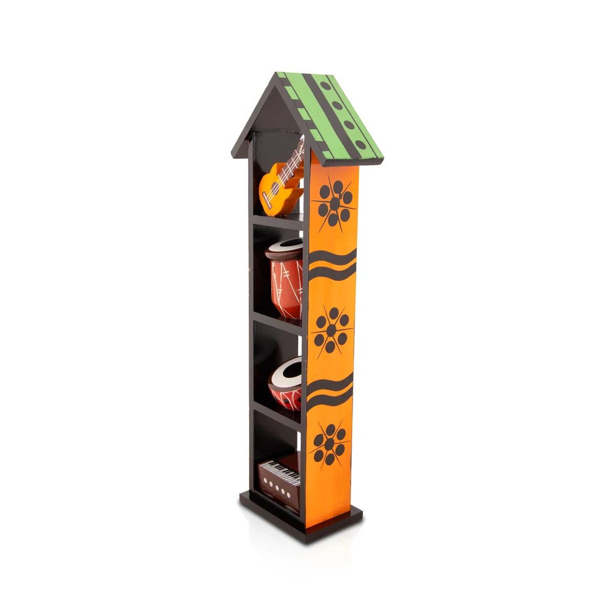 Instrument House - 11 x 3 Inches | Wooden Instrument House Decorative Showpiece for Home - Image 3