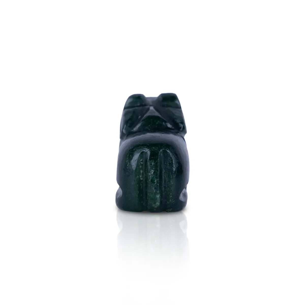 Jade Nandi statue - 1 X 1.5 Inches | Green Jade Nandi Murti/ Shiva Vahana idol For Home Pooja - Image 5