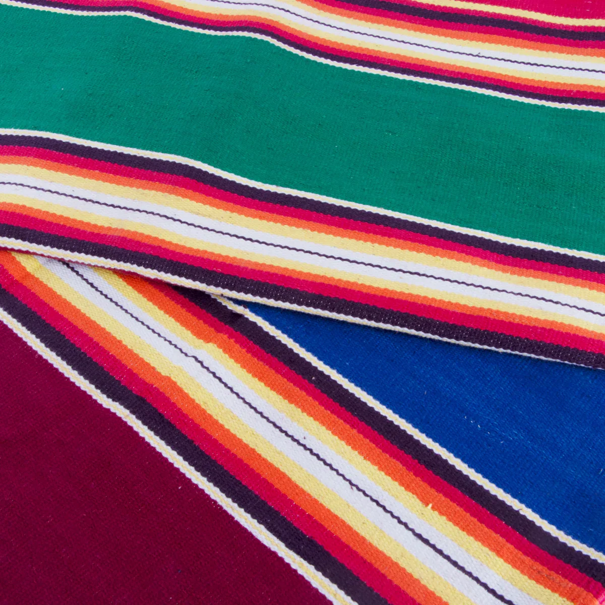 Jamukkalam - 115 x 210 cm | Cotton Blanket/ Traditional Handloom Carpet/ Satranji/ Jamakkalam for Home - Image 3