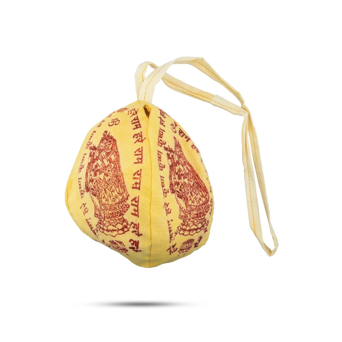 Japa Mala Bag - 9.5 Inches | Japa Bag/ Gomukhi Bag/ Cotton Bag For Mala Storage