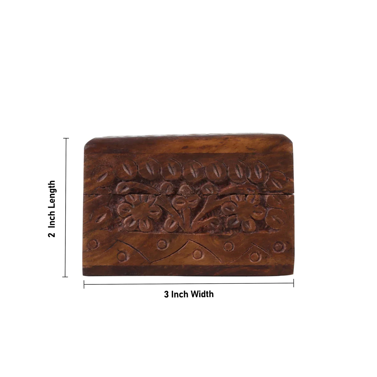 Jewel Box - 2 x 3 Inches | Wooden Box/ Kashmiri Work Storage Box for Home - Image 9