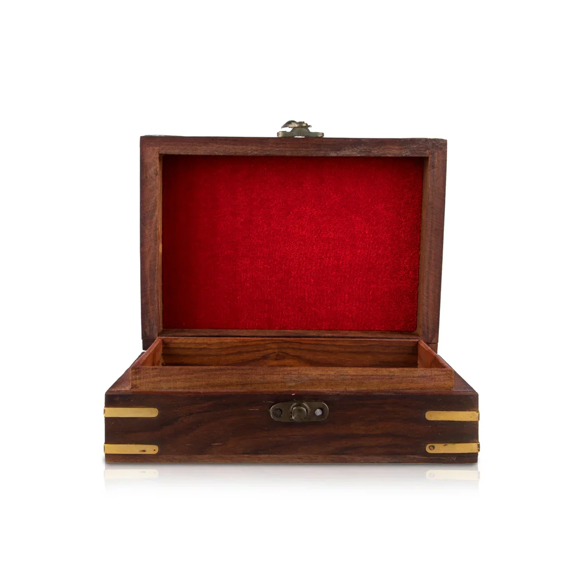 Jewellery Box - 2.5 x 7 x 5 Inches | Brass Design Jewellery Organizer/ Jewelry Box for Women - Image 4