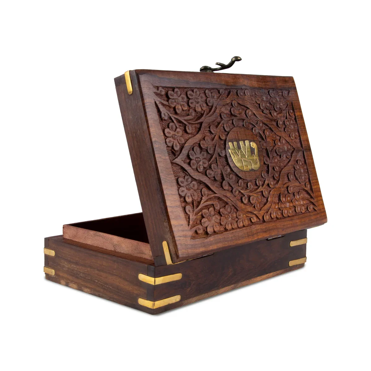 Jewellery Box - 2.5 x 7 x 5 Inches | Brass Design Jewellery Organizer/ Jewelry Box for Women - Image 5
