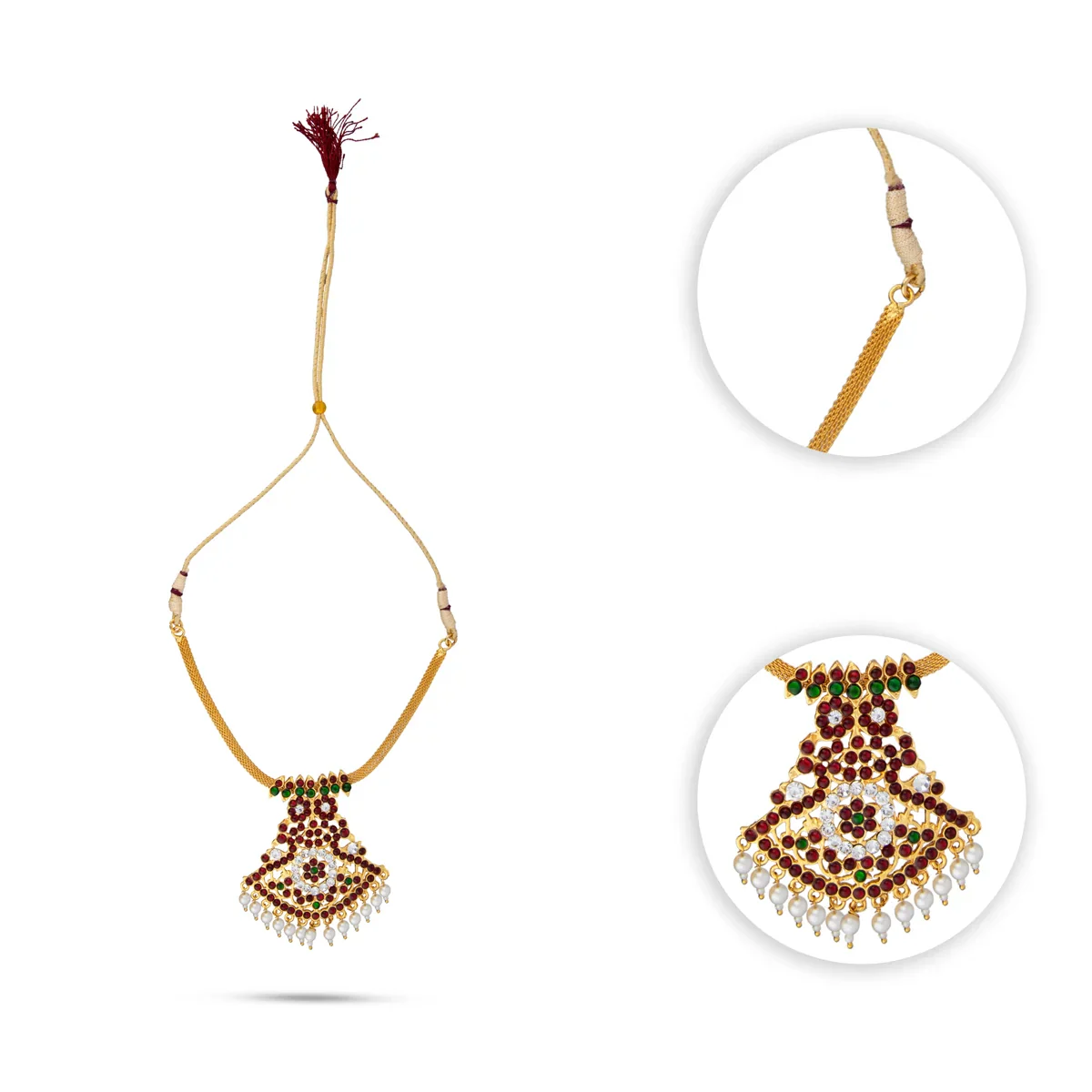 Jigini Necklace - 5.5 Inches | Kemp Jewellery/ Dance Jewellery/ Kemp Stone Necklace for Women - Image 2