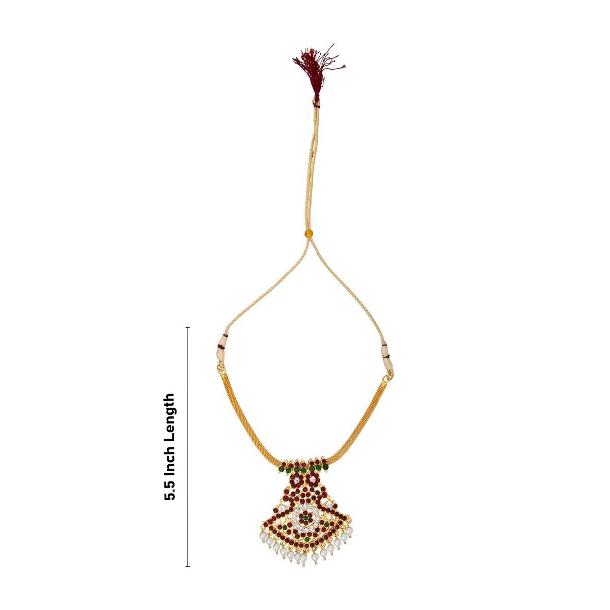 Jigini Necklace - 5.5 Inches | Kemp Jewellery/ Dance Jewellery/ Kemp Stone Necklace for Women - Image 3