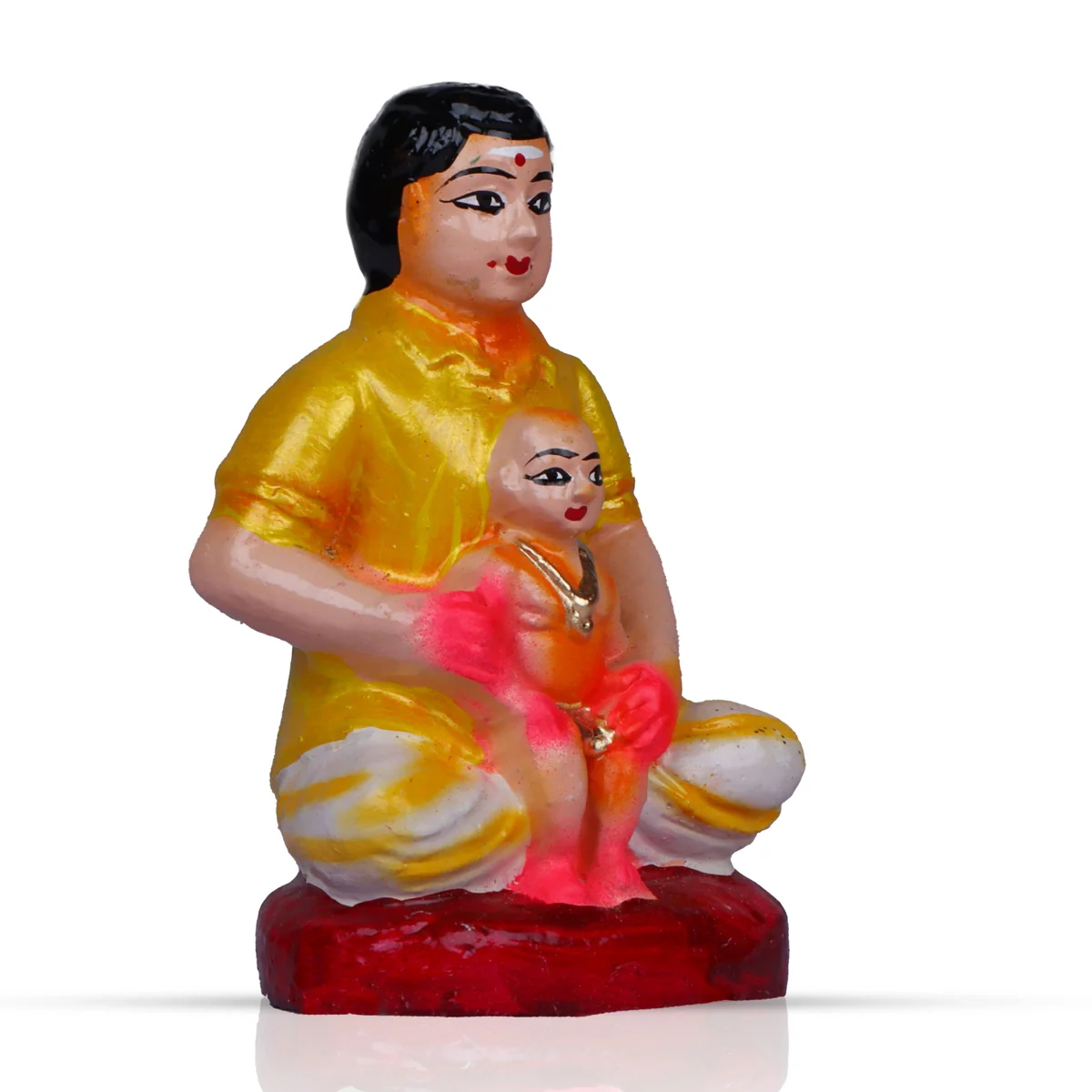 Kadhani Vizha Clay Golu Bommai Set - 6 x 2.5 Inches | Giri Golu Doll/ Navaratri Golu Bomma/Gombe/Bommai - Image 12