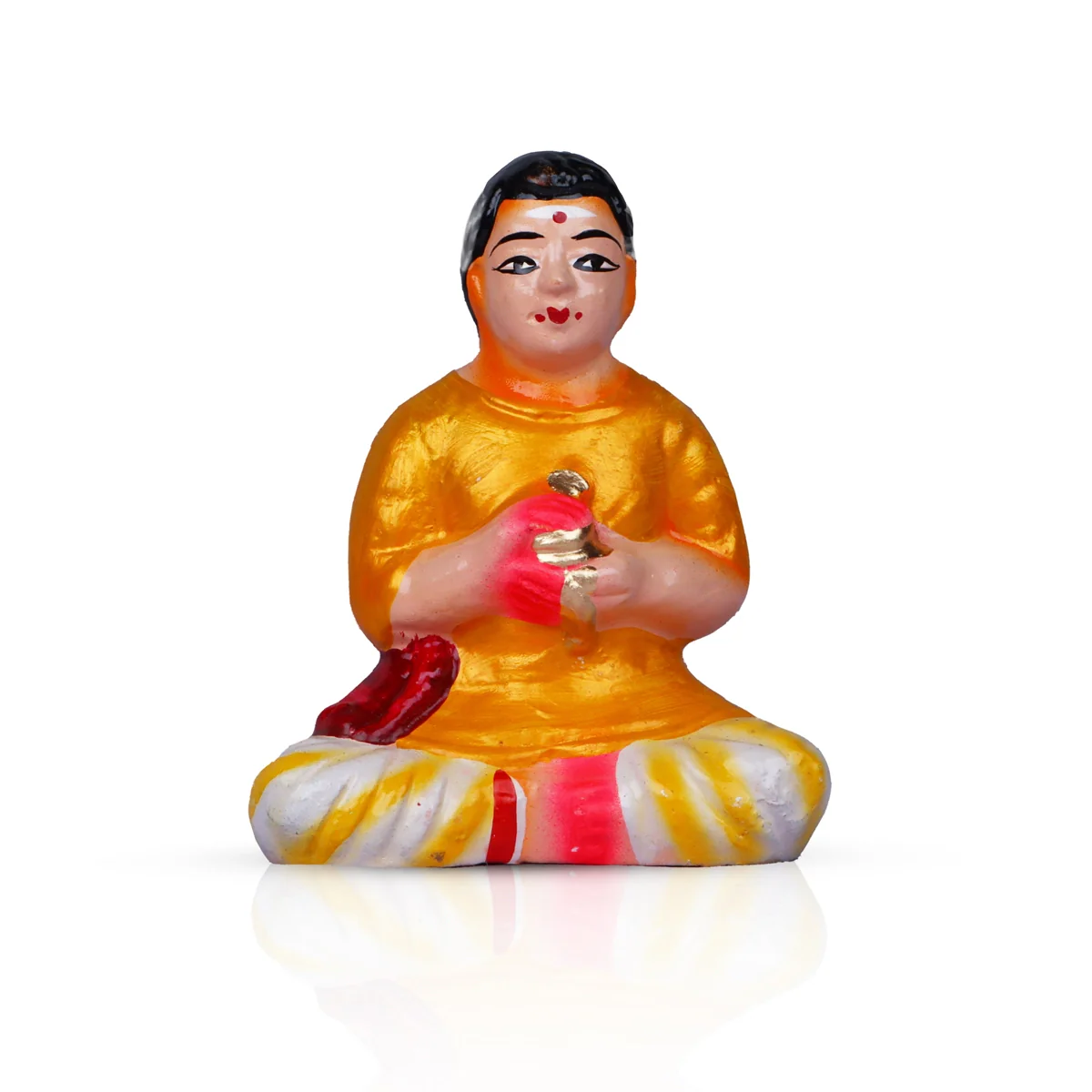 Kadhani Vizha Clay Golu Bommai Set - 6 x 2.5 Inches | Giri Golu Doll/ Navaratri Golu Bomma/Gombe/Bommai - Image 14
