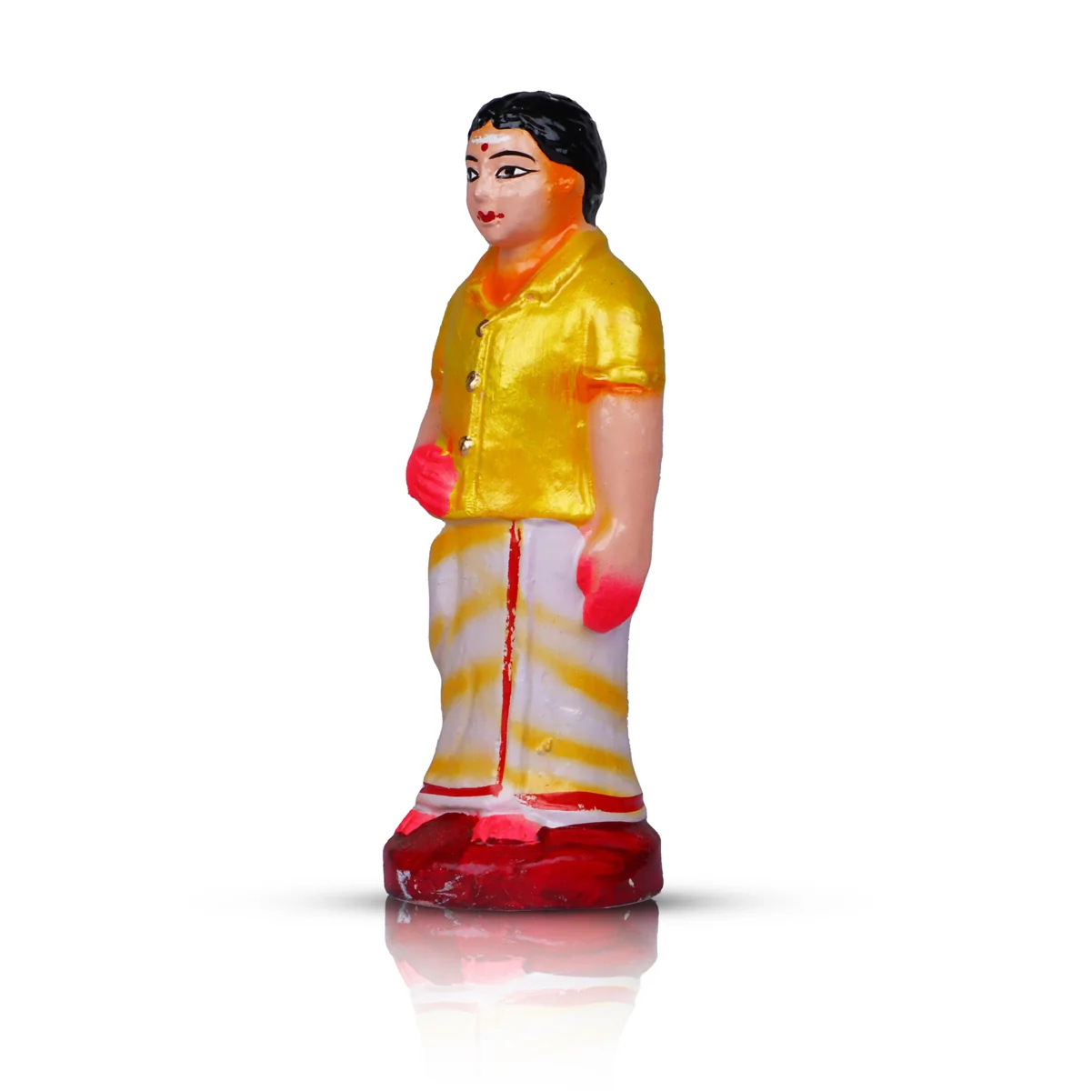 Kadhani Vizha Clay Golu Bommai Set - 6 x 2.5 Inches | Giri Golu Doll/ Navaratri Golu Bomma/Gombe/Bommai - Image 20