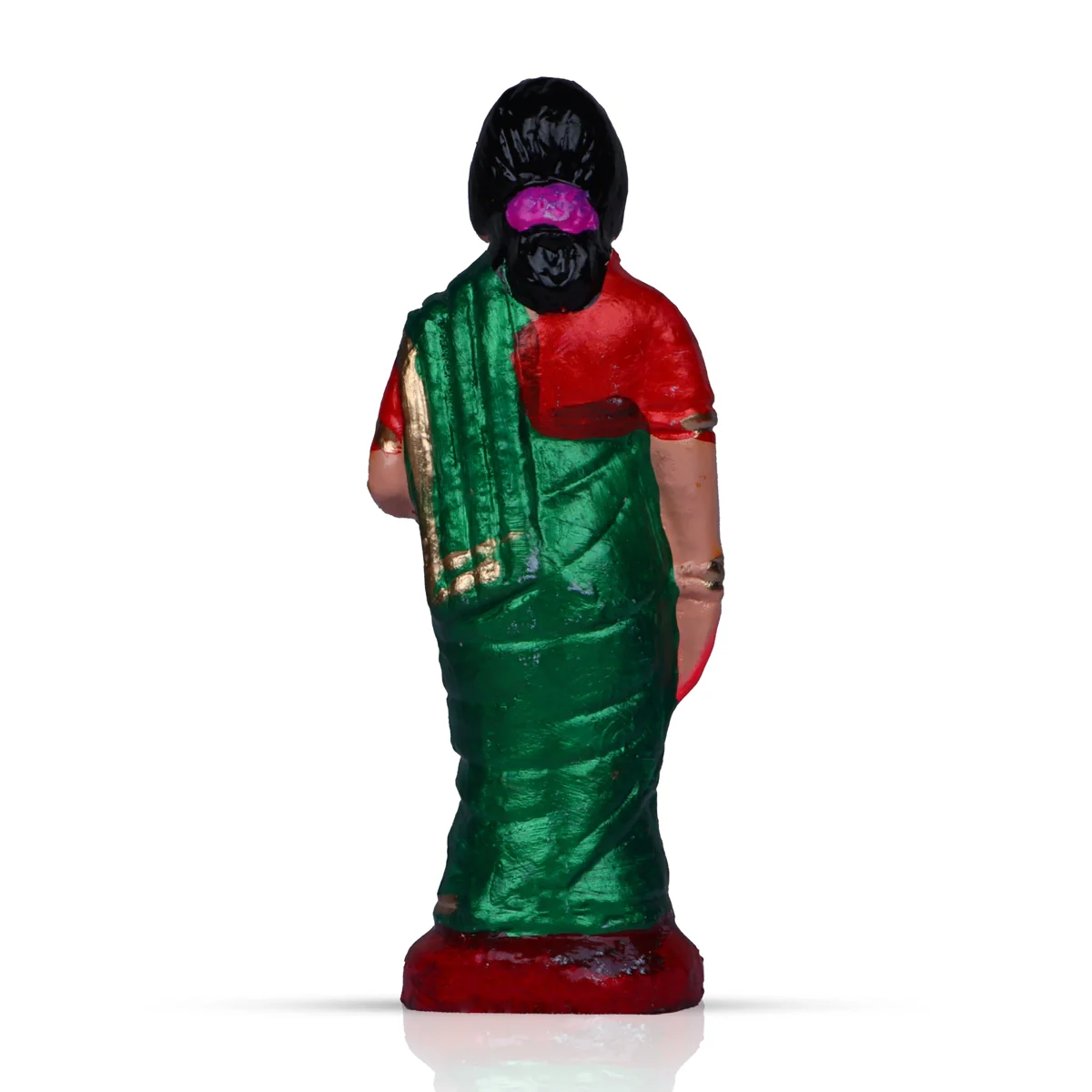 Kadhani Vizha Clay Golu Bommai Set - 6 x 2.5 Inches | Giri Golu Doll/ Navaratri Golu Bomma/Gombe/Bommai - Image 5