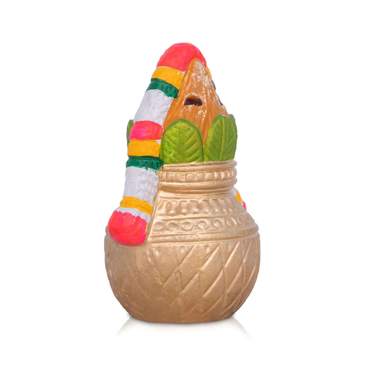 Kalasam Clay Golu Bommai - 6 x 3 Inches | Giri Golu Doll/ Navaratri Golu Bomma/Gombe/Bommai - Image 4