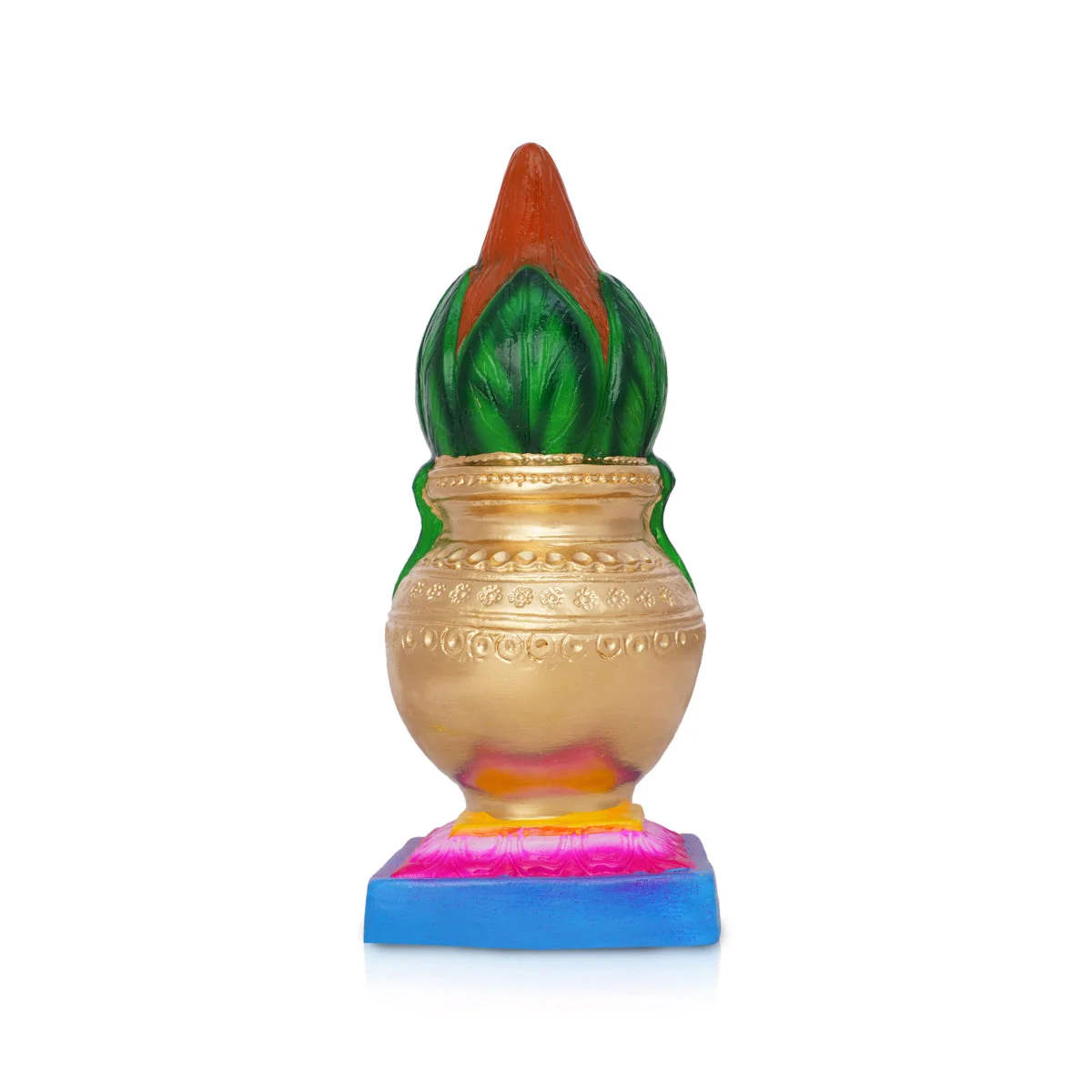 Kalasham Paper Mache Golu Bommai - 10 X 4 Inches | Navaratri Gombe/ Giri Golu Doll/ Navratri Decor - Image 3