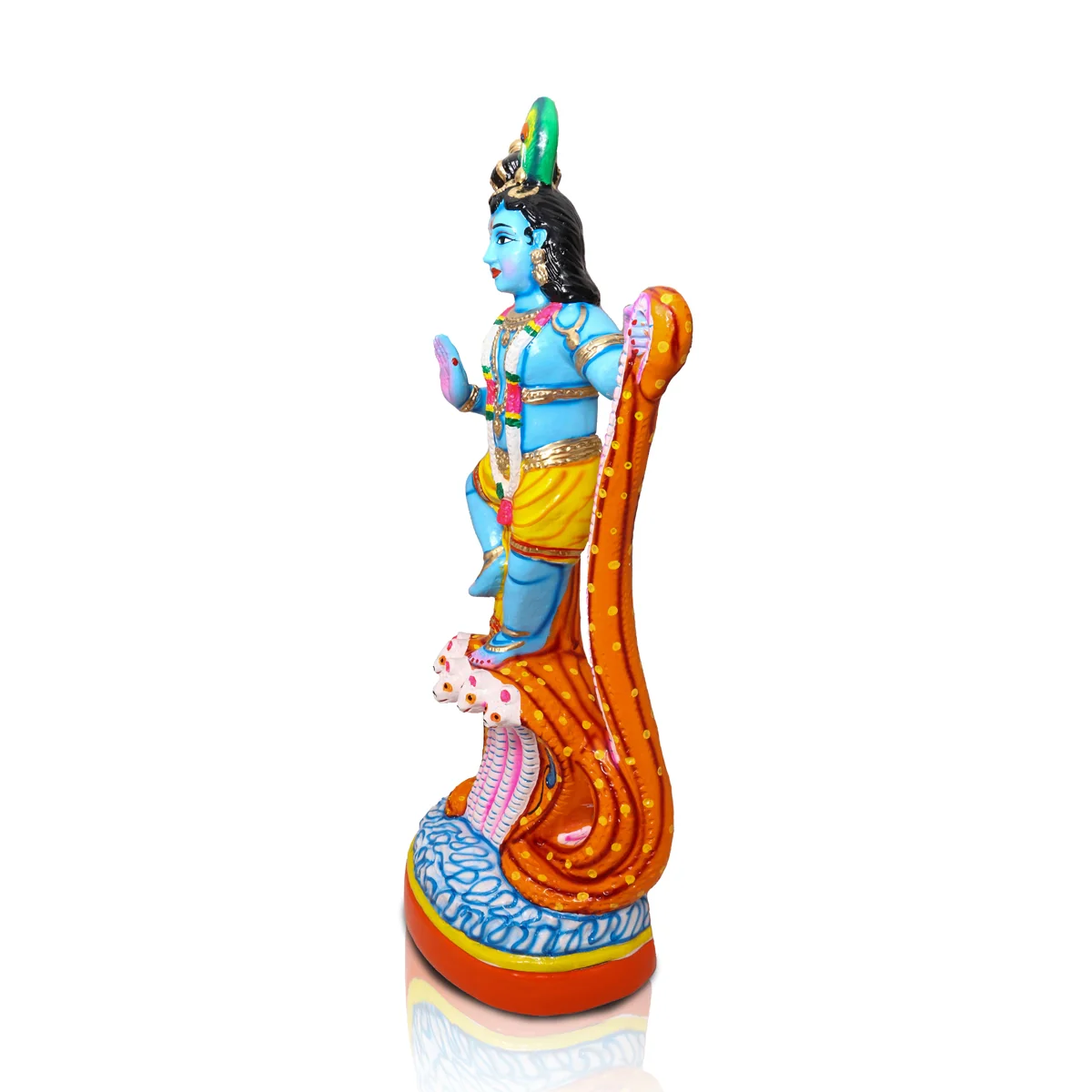 Kalinga Narthanam Paper Mache Golu Bommai - 27 x 9 Inches | Giri Golu Doll/ Navaratri Golu Bomma/Gombe/Bommai - Image 3