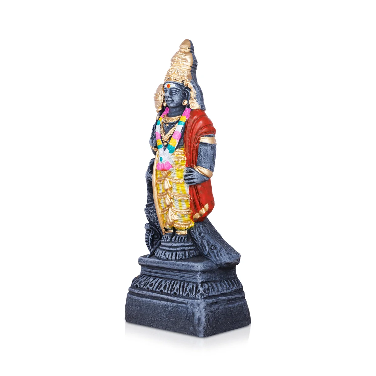 Kalvettu Murugan Statue Clay Golu Bommai - 11 X 4 Inches | Navaratri Golu Gombe/Giri Golu Doll/ Navratri Decor - Image 3